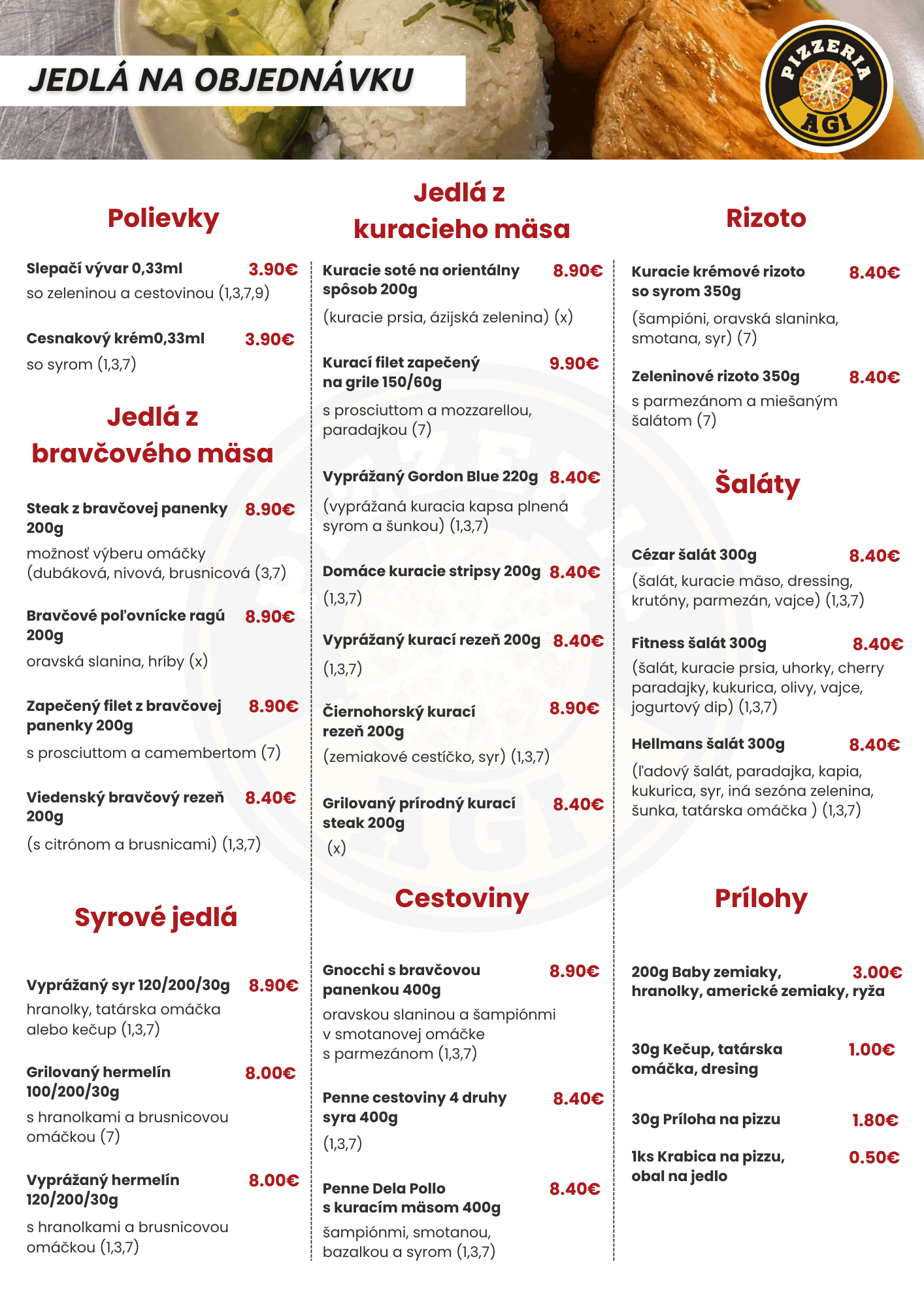 pizzeria agi jedalny listok-jedla na objednavku